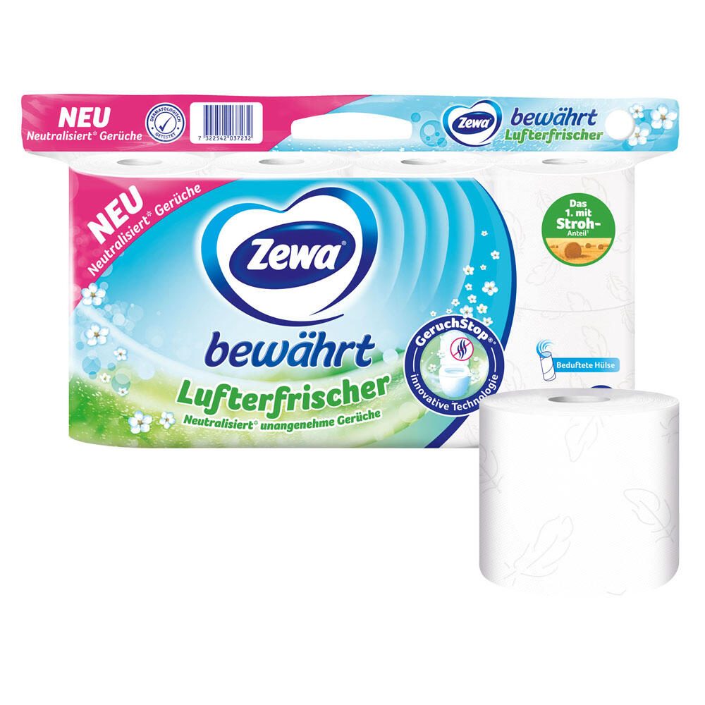 Zewa Toilettenpapier mit Geruchstop®-Technologie 3-lagig