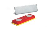 DURABLE Selbstklebende Magnete rot/gelb