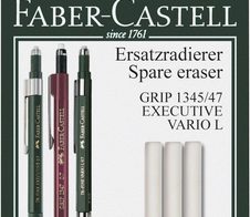FABER-CASTELL Radiergummis für Bleistifte weiß