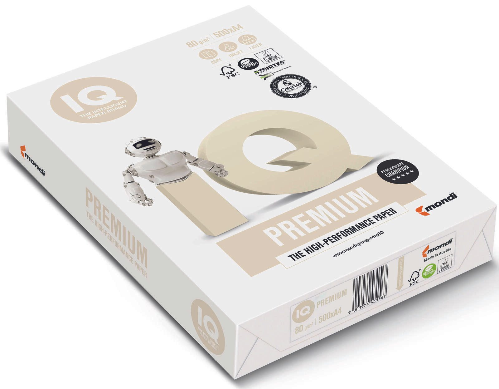 IQ Kopierpapier DIN A4 80 g/m²