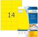 HERMA Etiketten 5058 gelb 105,0 x 42,3 mm