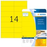 HERMA Etiketten 5058 gelb 105,0 x 42,3 mm