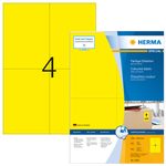 HERMA Etiketten 4396 gelb 105,0 x 148,0 mm