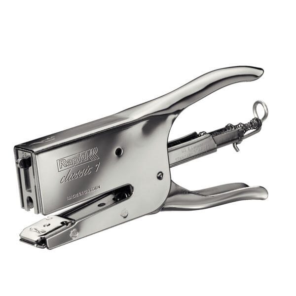 Rapid Heftzange silber