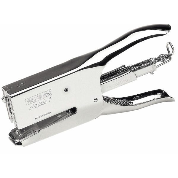 Rapid Heftzange silber
