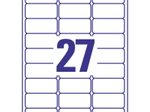 AVERY Zweckform Etiketten L4737REV-100 weiß 63,5 x 29,6 mm