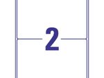 AVERY Zweckform Etiketten L4734REV-100 weiß 199,6 x 143,5 mm
