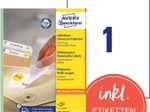 AVERY Zweckform Etiketten L4735REV-100 weiß 210,0 x 297,0 mm