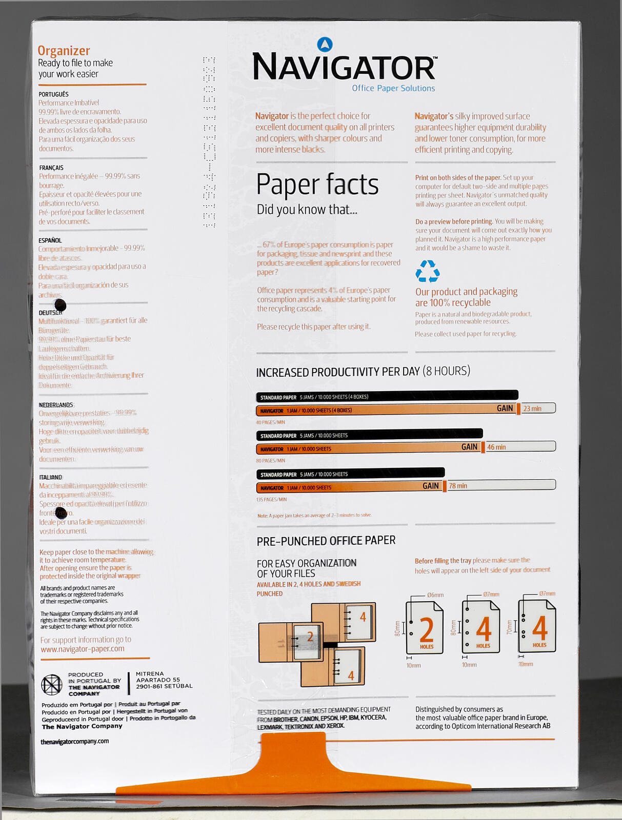 NAVIGATOR Kopierpapier DIN A4 80 g/m²