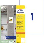 AVERY Zweckform Power-Etiketten L7877-20 weiß 210,0 x 297,0 mm