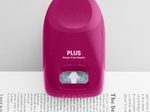 PLUS JAPAN Klammerloses Heftgerät pink