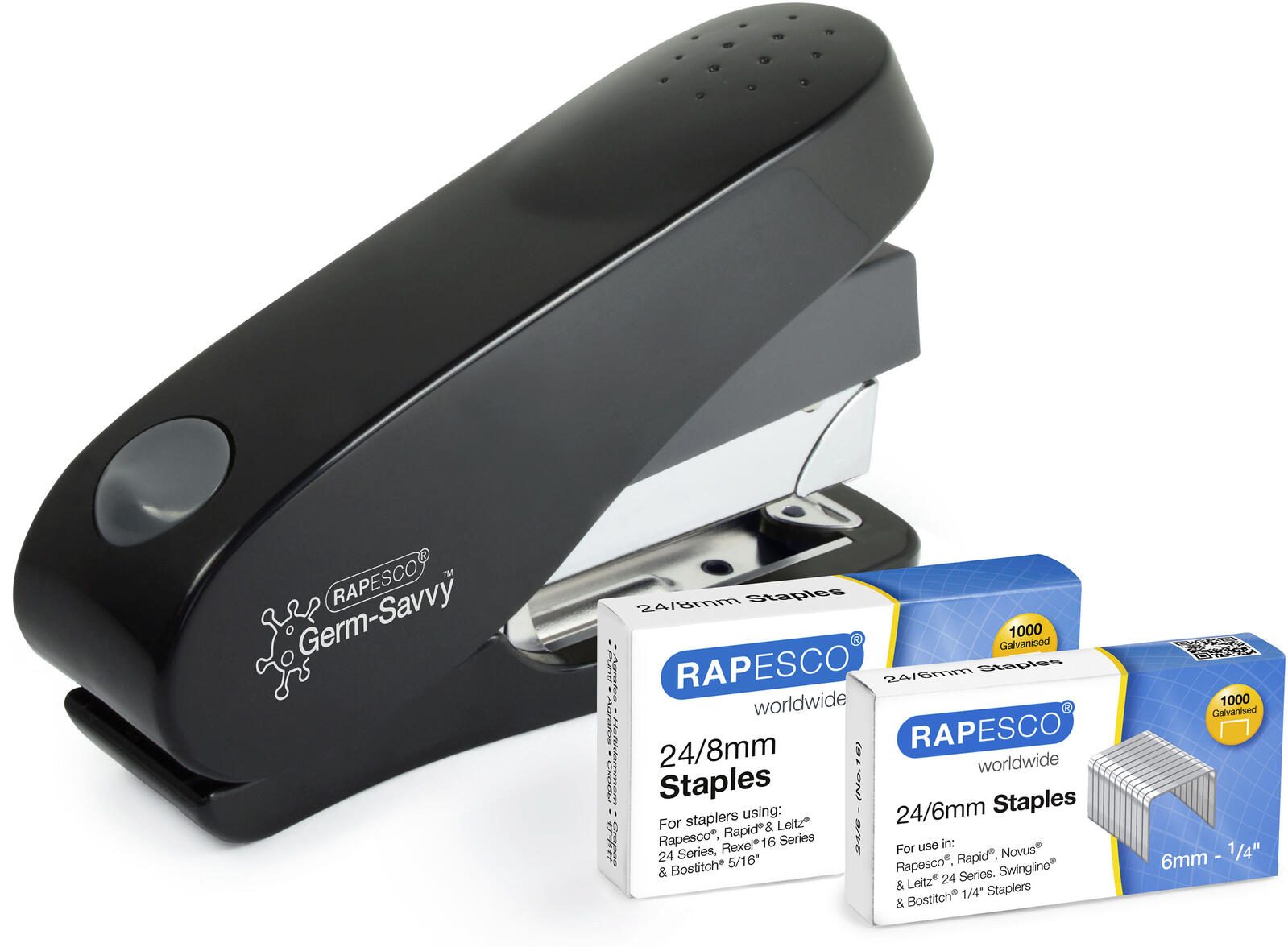 RAPESCO® Heftgerät schwarz