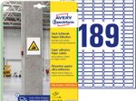 AVERY Zweckform Power-Etiketten L7871-20 weiß 25,4 x 10,0 mm