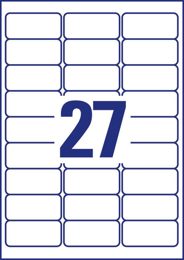 AVERY Zweckform Power-Etiketten L7874-20 weiß 63,5 x 29,6 mm