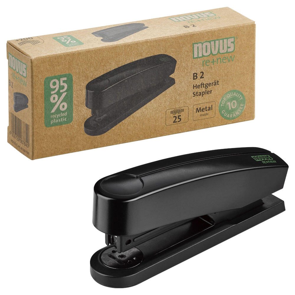 novus Heftgerät schwarz