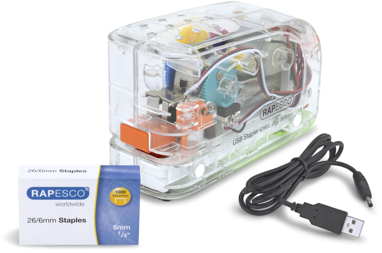 RAPESCO® Elektrohefter transparent