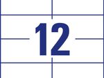 AVERY Zweckform Etiketten LR3424-10 weiß 105,0 x 48,0 mm