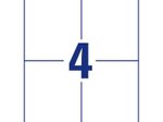 AVERY Zweckform Etiketten LR3483-10 weiß 105,0 x 148,0 mm