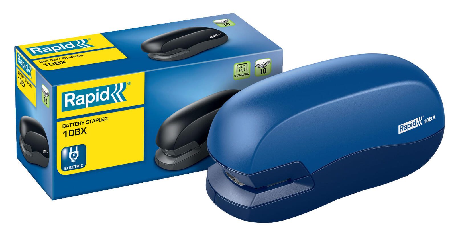 Rapid Elektrohefter blau