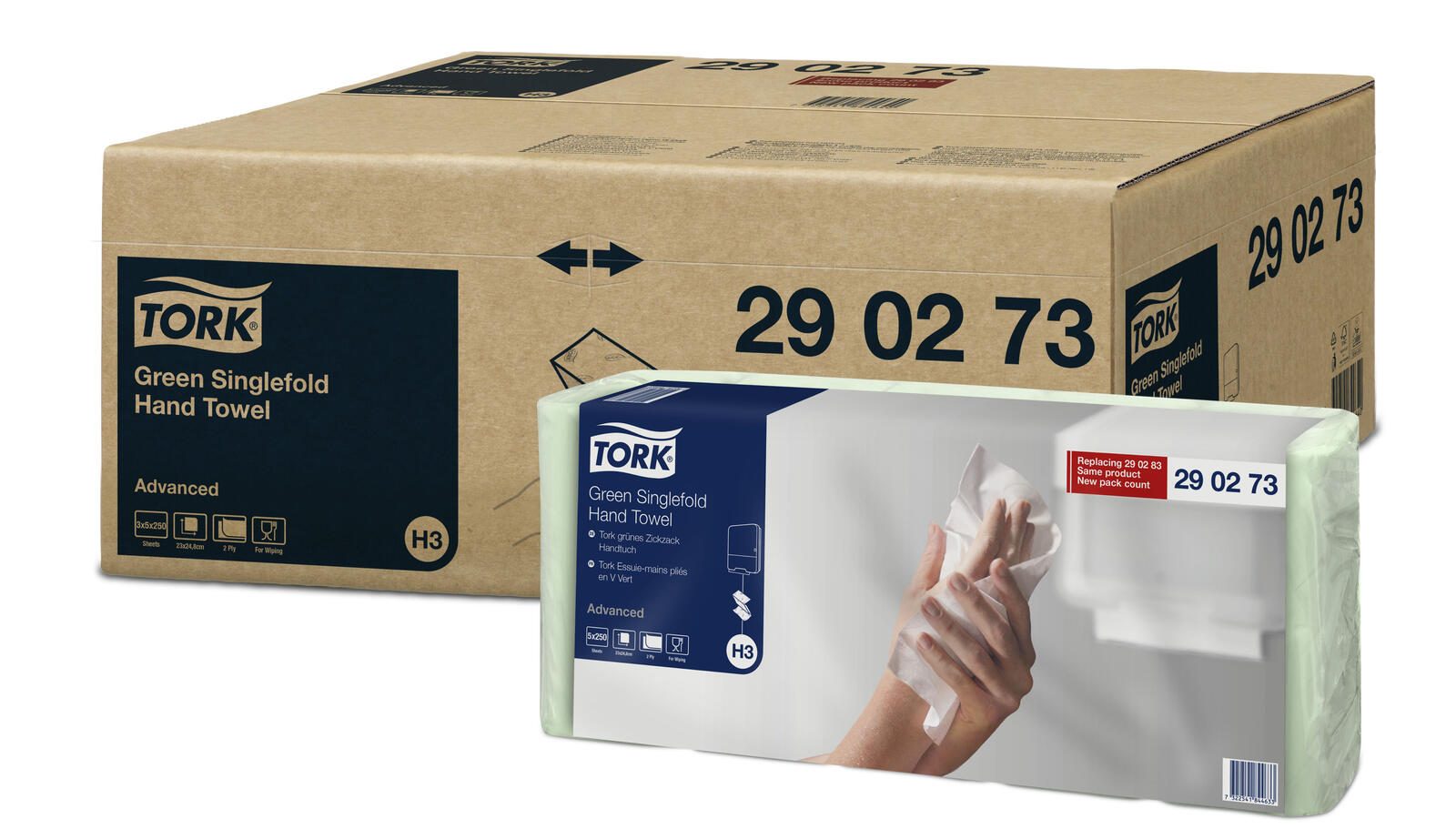 TORK Papierhandtücher Advanced H3 C&C 2-lagig