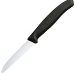 VICTORINOX Kochmesser silber, schwarz Molybdänstahl