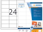 HERMA Etiketten 10779 weiß 66,0 x 33,8 mm
