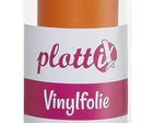 plottiX Wandtattoo-Folie 31.5 cm x 1 m hellrotorange