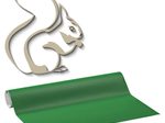 plottiX Wandtattoo-Folie 31.5 cm x 1 m hellgrün