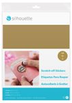 Silhouette Rubbel-Aufkleberfolie für Schneideplotter 215 mm x 280 mm gold