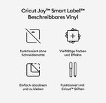 Cricut Vinylfolie permanent 14 cm x 33 cm silber holografisch