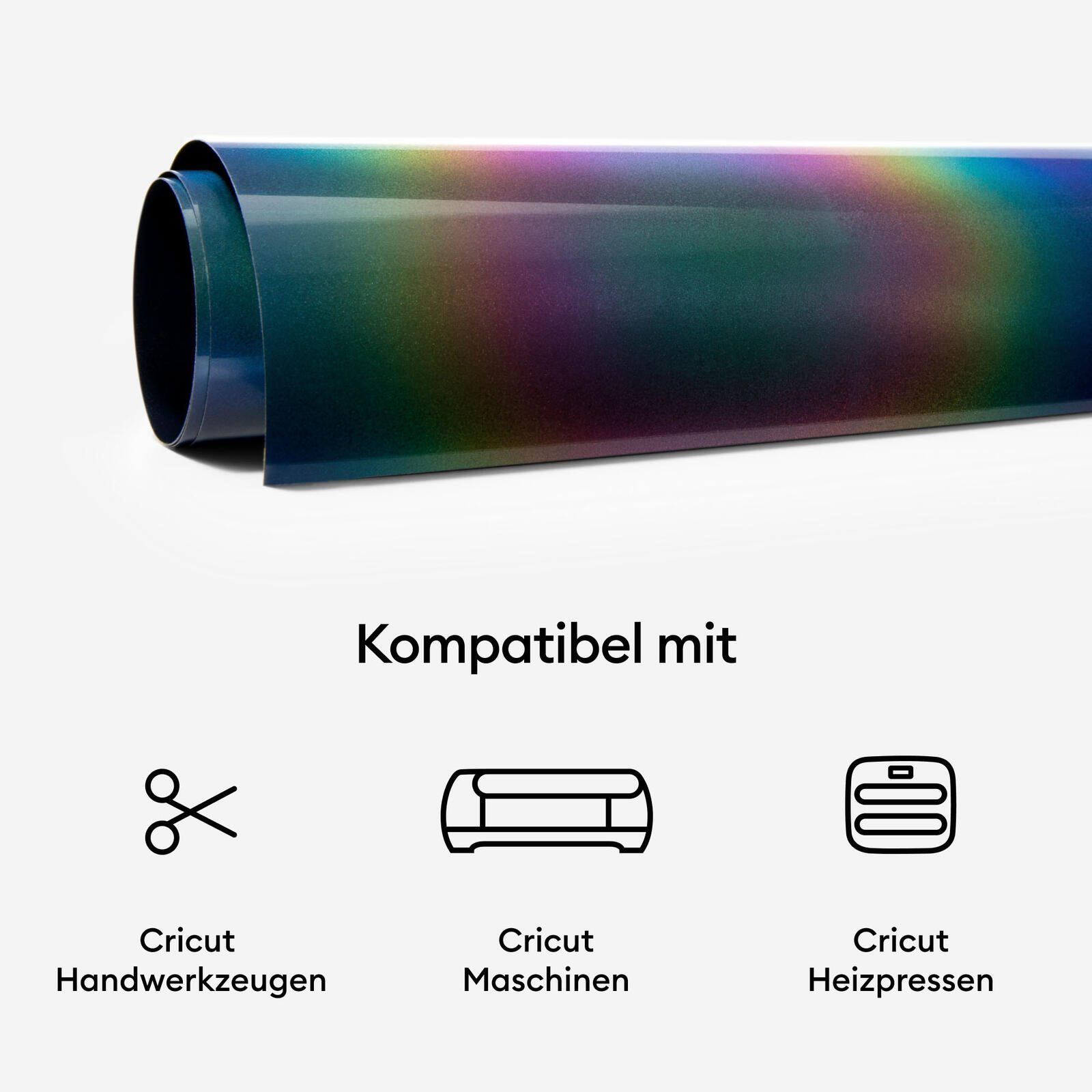 Cricut Aufbügelfolie 30.5 cm x 48.2 cm regenbogen