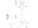 Neomounts PLASMA-M1800E Rollwagen