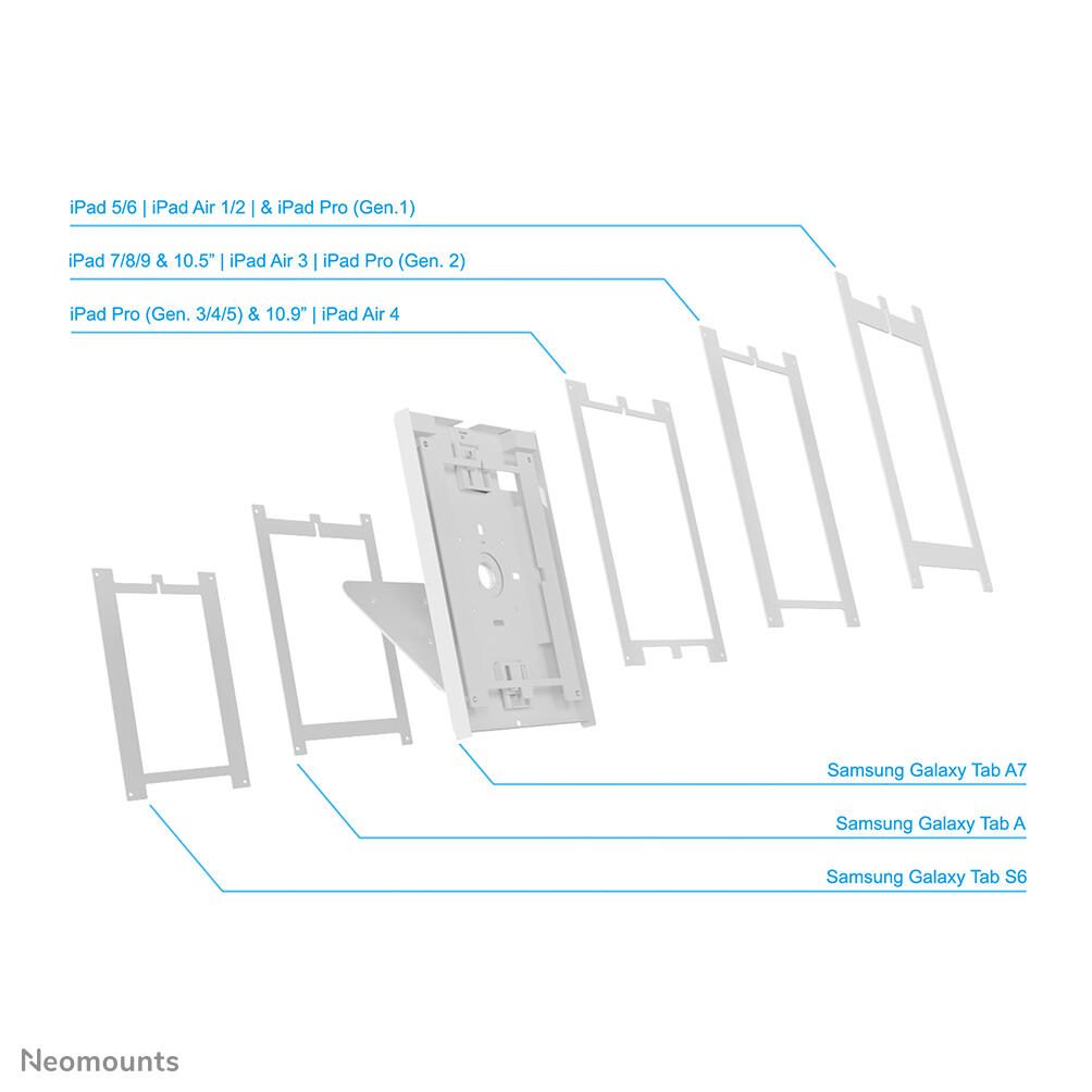 Neomounts DS15-630WH1 Tablet Tisch-/Wandhalterung