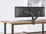 Neomounts DS70-700BL2 dual Monitor Tischhalterung