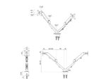 Neomounts DS70-700BL2 dual Monitor Tischhalterung