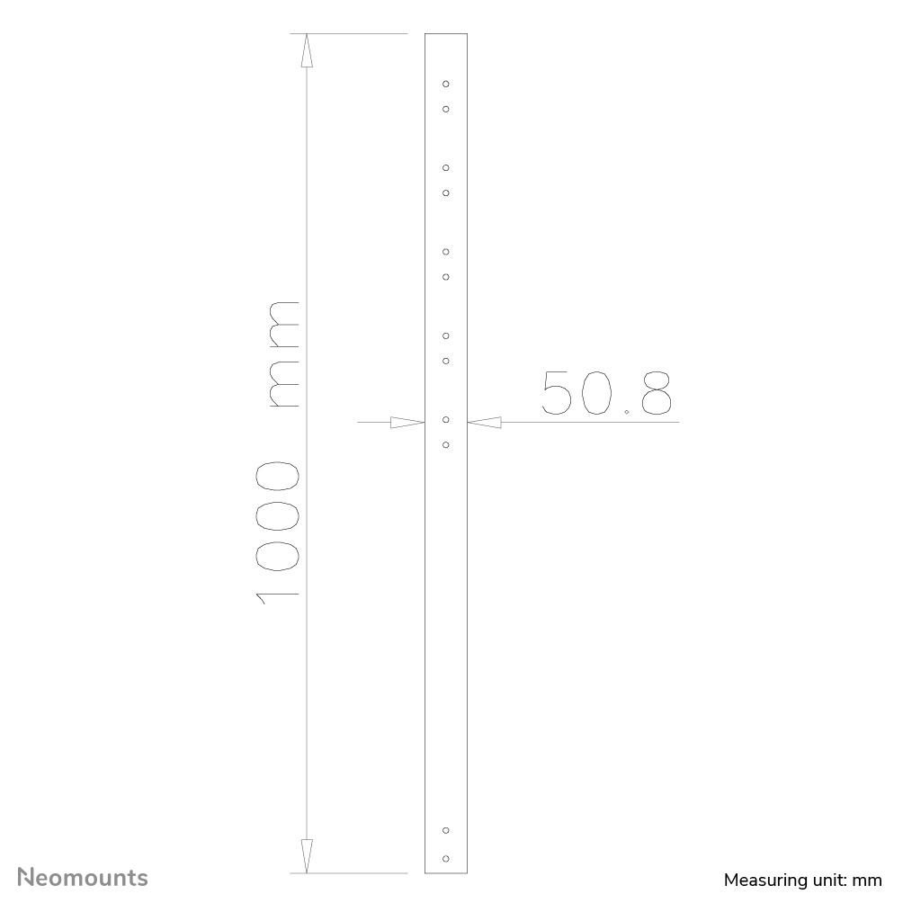 Neomounts FPMA-CP100BLACK Verlängerungsrohr