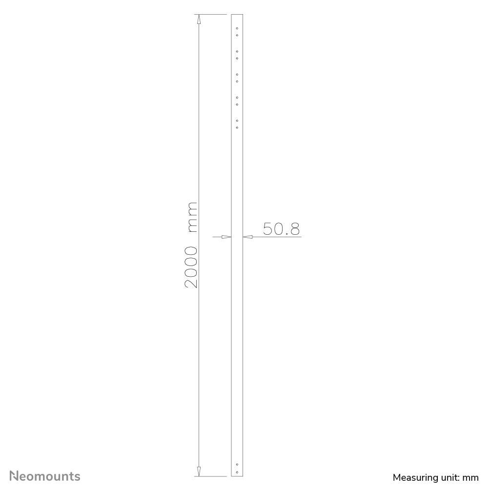 Neomounts FPMA-CP200BLACK Verlängerungsrohr