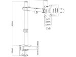 Neomounts FPMA-D540BLACK Monitor Tischhalterung