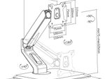 Neomounts FPMA-D885BLACK Monitor Tischständer