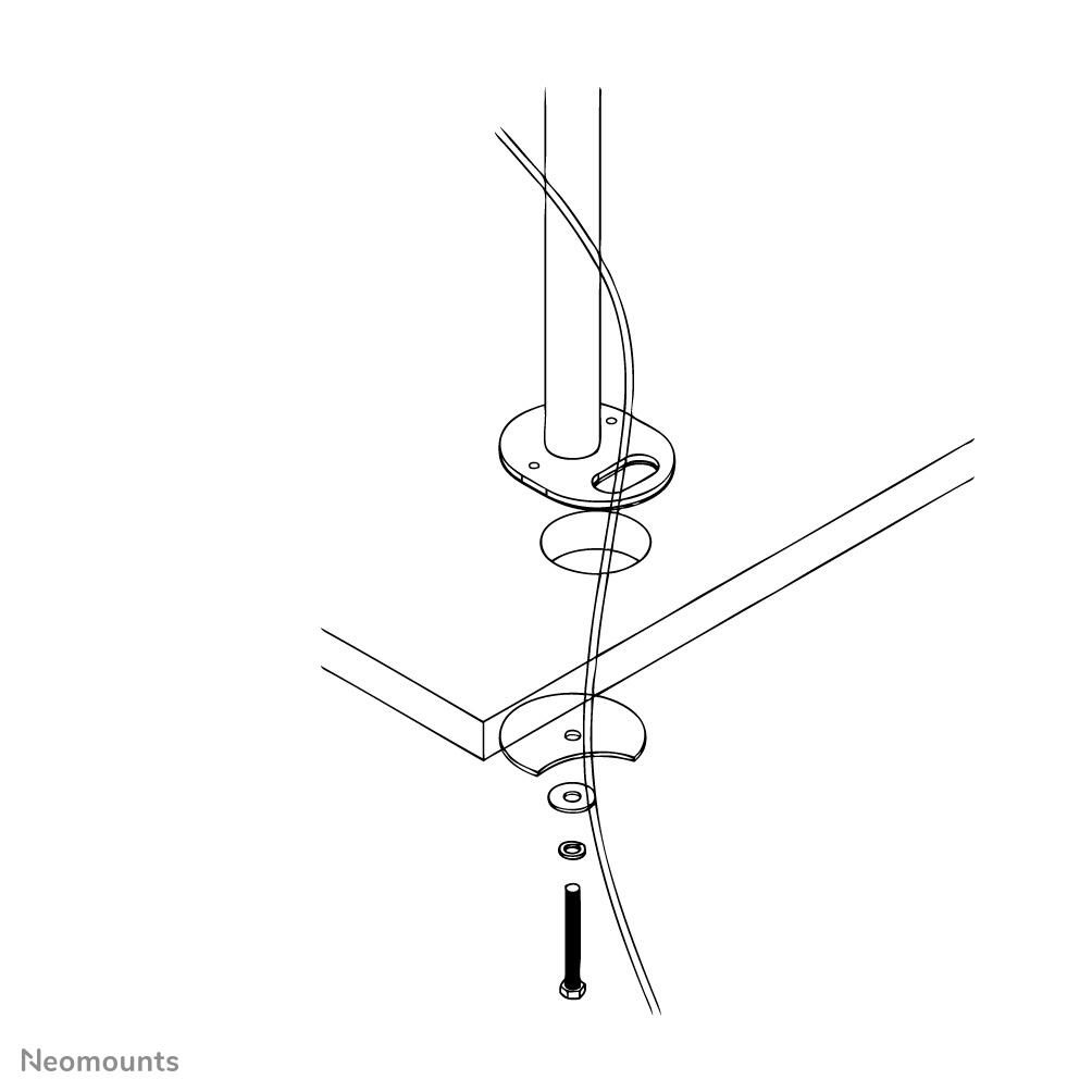 Neomounts FPMA-D960GROMMET Kabeldurchführungsplatte