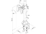Neomounts FPMA-D965 Monitor Tischhalterung