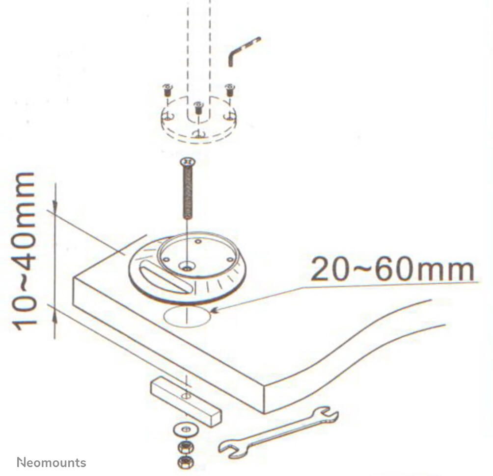 Neomounts FPMA-D9GROMMET