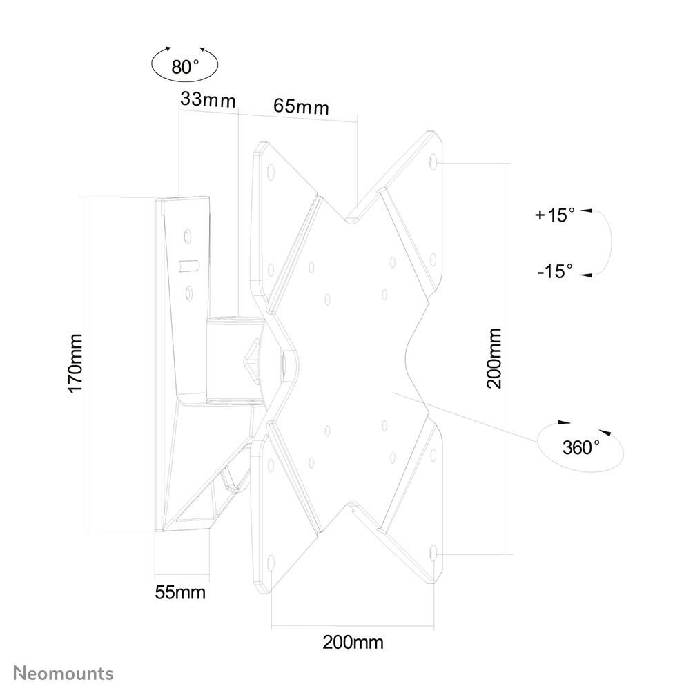 Neomounts FPMA-W815 Wandhalterung
