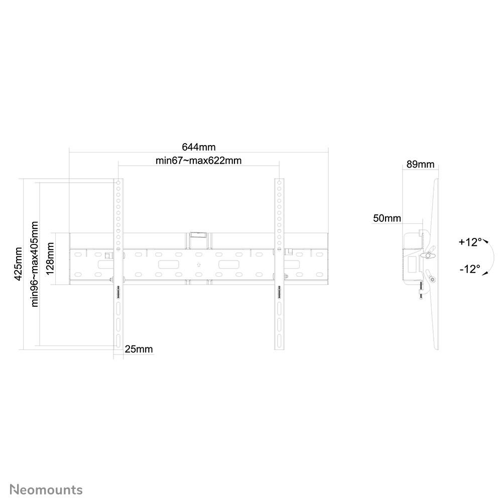 Neomounts LFD-W2640MP Wandhalterung