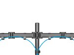 Neomounts NM-D135DBLACK dual Monitor Tischhalterung