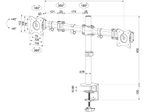 Neomounts NM-D135DSILVER Monitor Tischhalterung