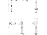 Neomounts NM-D135SILVER Monitor Tischhalterung