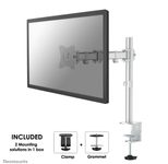 Neomounts NM-D135SILVER Monitor Tischhalterung