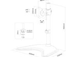 Neomounts NM-D335BLACK Monitor Tischhalterung