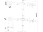 Neomounts NM-D335D4BLACK Monitor Tischhalterung